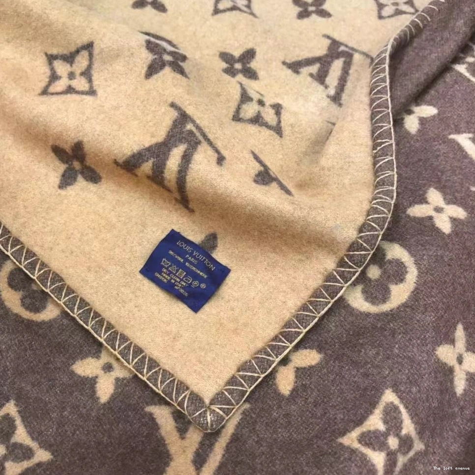 CUSTOM X MONOGRAM BLANKET THROW NBA LV 0806